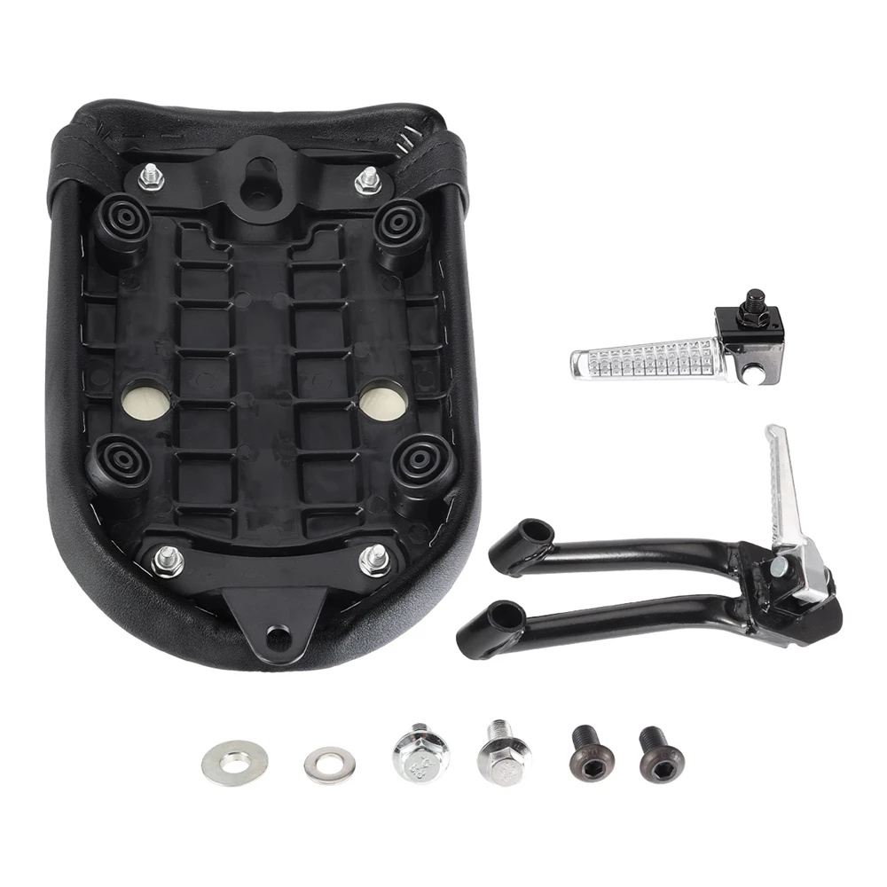 Motorcycle Accessories Rear Passenger Seat Pad Cushion and Foot Pegs Kit for Honda Rebel CMX 300 CMX 500 2017-2021