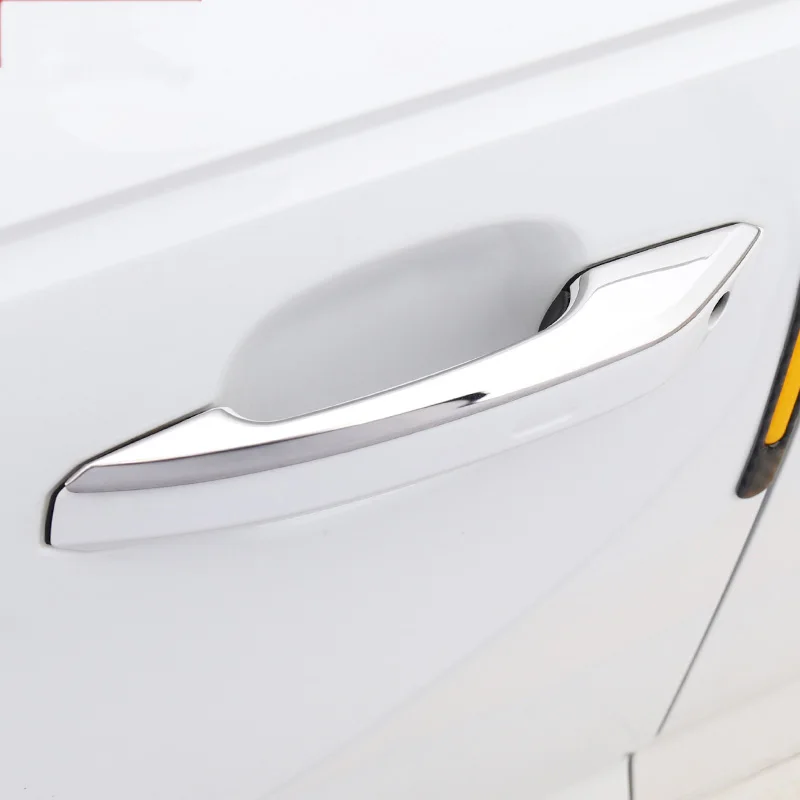 Car Exterior Door Handle Cover Chrome Styling Trim for Audi A4 B9 2017 2018 2019 2020 2021 Accessories A5 Sportback Decoration