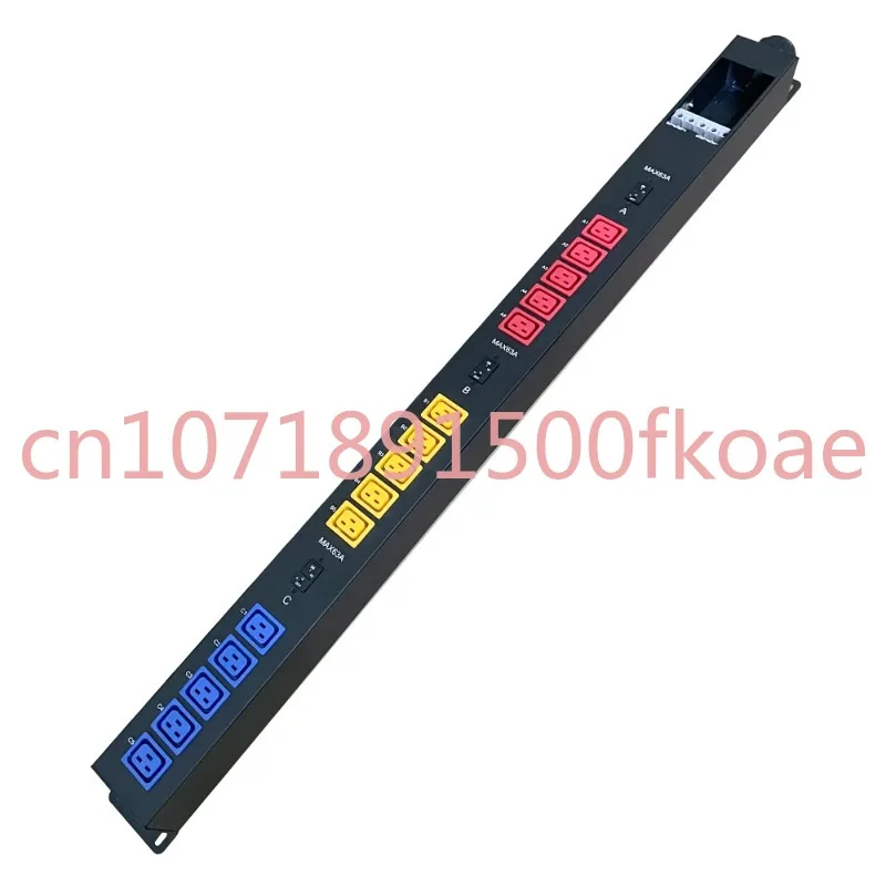 Single/Three Phase 8 Way Rack PDU 240V C13 C19 240V 32A 63A 50A PDU for Crypto Mining