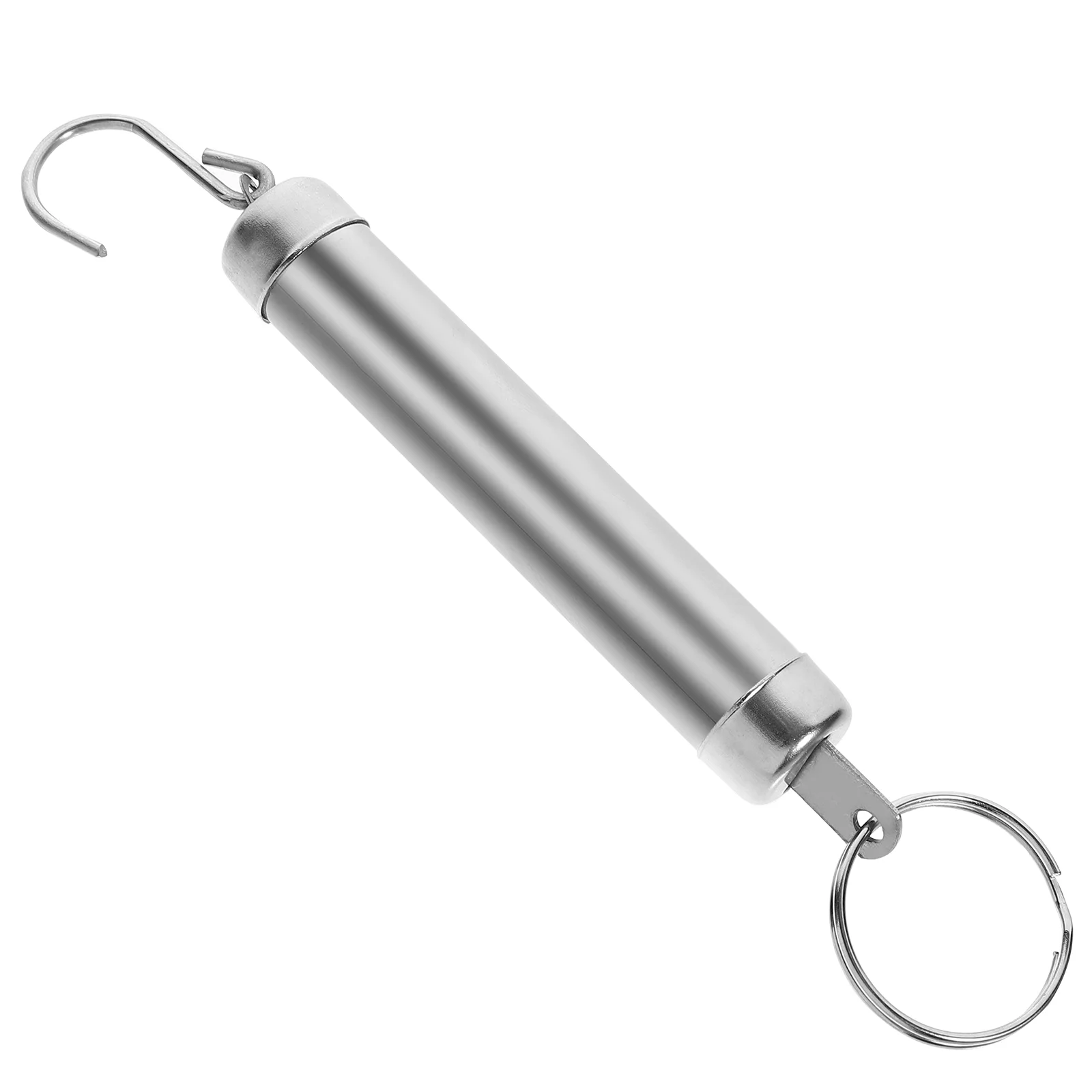 

Portable 5kg Mechanical Spring Scale Silver Kitchen Hook Fishing Luggage Weight Suitcase Bag Travel Hand Scale Compact