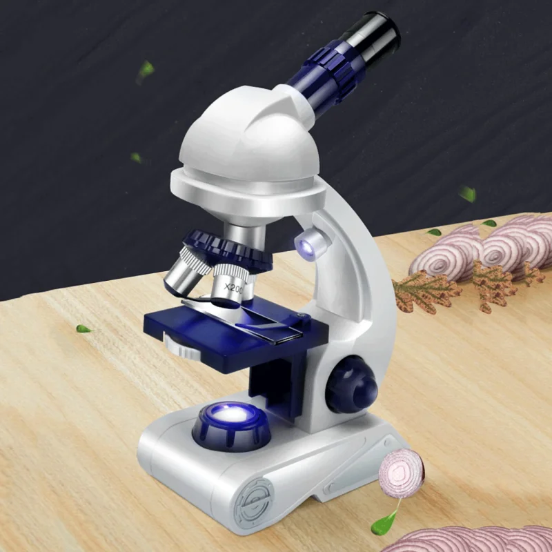 

Microscope Experimental Kit Children's Microscope School Science Popularization Education Microscope LED Biological Home Exquisi