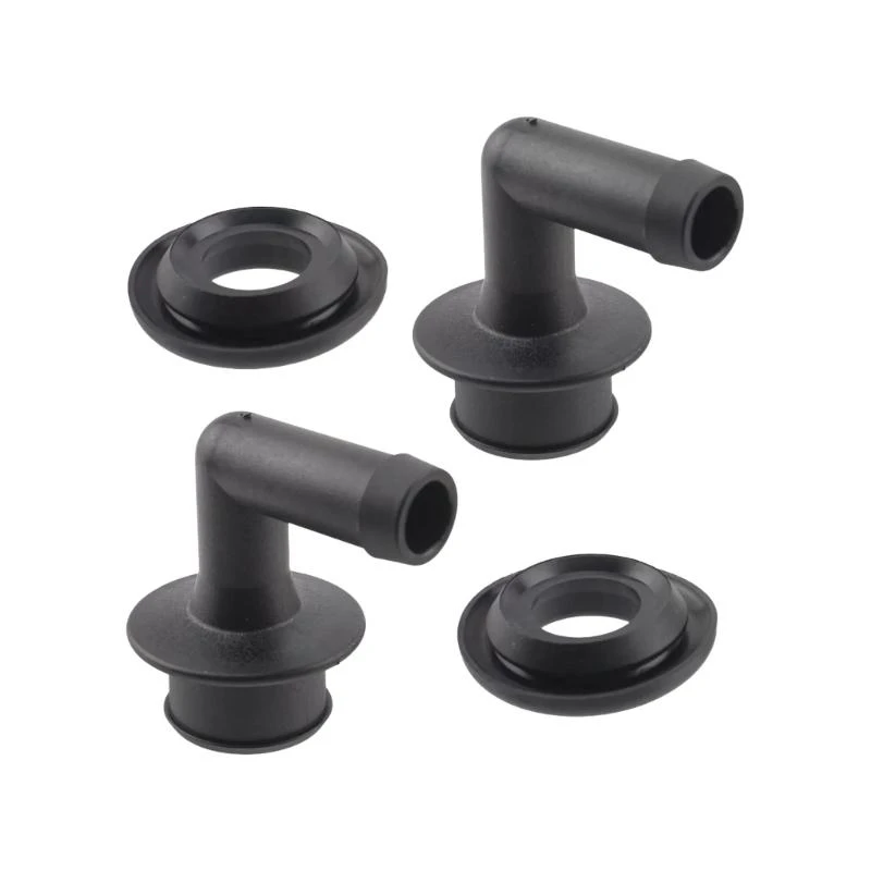 Conjunto de cobertura de cotovelo de ventilação de motor ABS resistente Ajuste direto Válvulas à prova de vazamentos Tampa de ventilação 53013360AA para carro