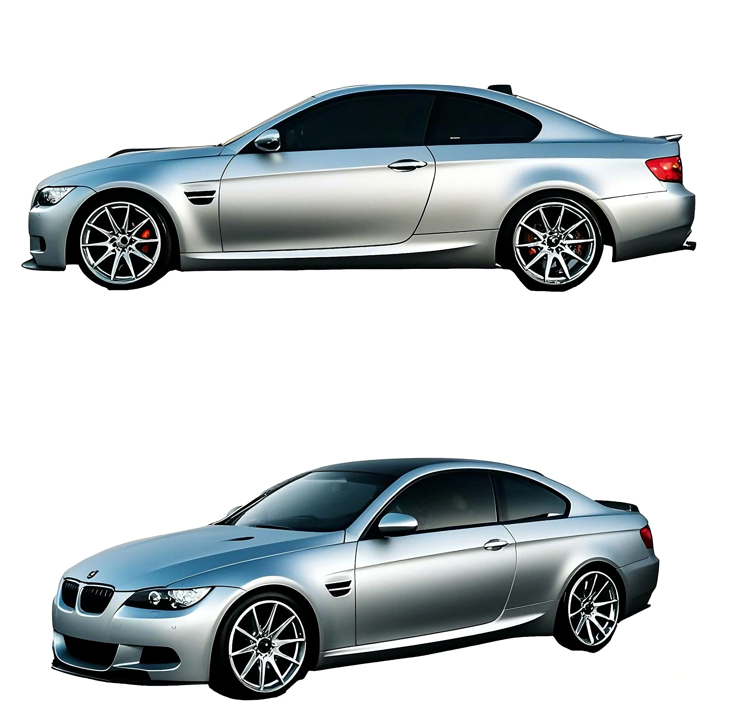 

2025 Matte Silver Gray PVC Car Wrap Film Durable Satin Vinyl Full Vehicle Styling Factory Direct Custom Service Available