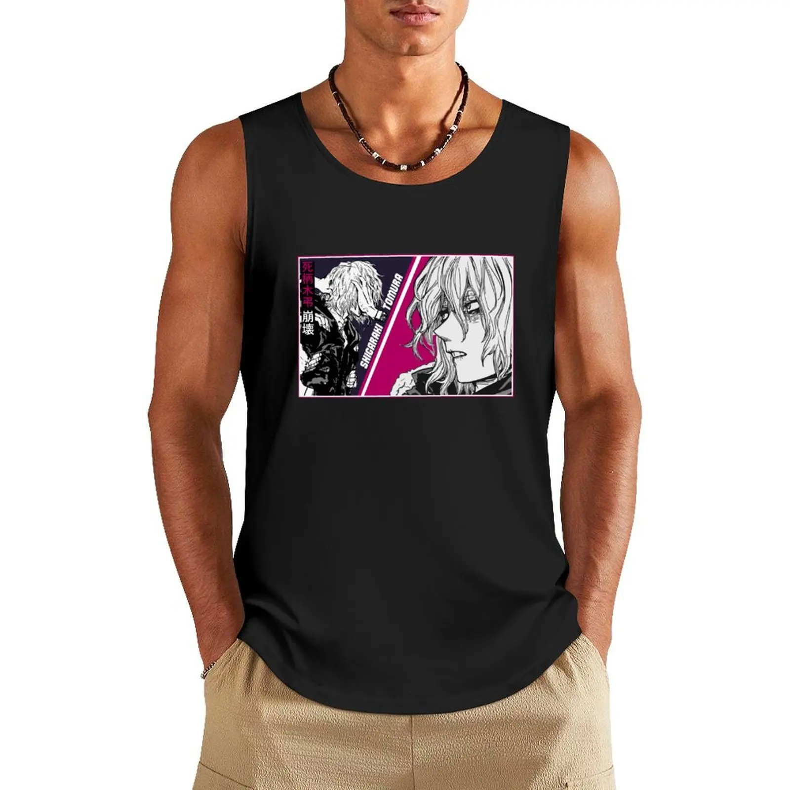 

TomuraKun Tank Top summer Sleeveless T-shirt