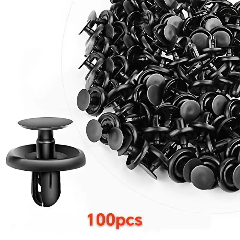 

100pcs Automotive Protective Panel Clips Mudguard Inner Lining Clips And Bumper Clips Suitable For All Vehicle Models