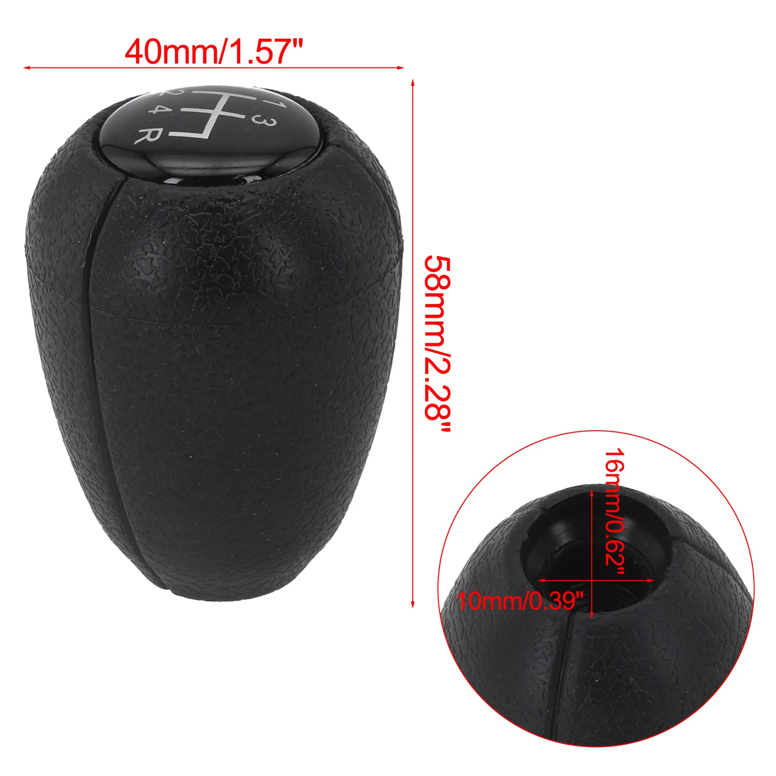 Gear Shift Knob for 4 Speed Manual Transmission Fit for Nissan For Sentra 240Z 260Z 280Z 280ZX and Compatible Cars