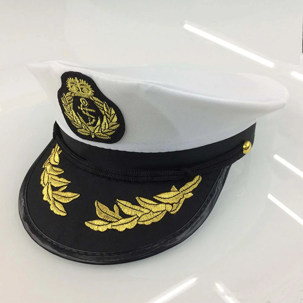 Yacht Hat Sailors Kids Clothes Costume Cap General Bonnet for Men Admiral Captain