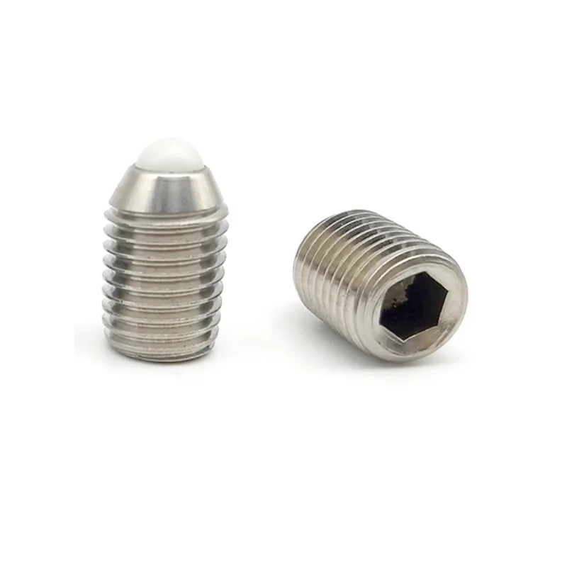 304 stainless steel plastic head wave bead screw POM nylon head spring plunger ball head plunger positioning beads M3M4M5M6M8M16