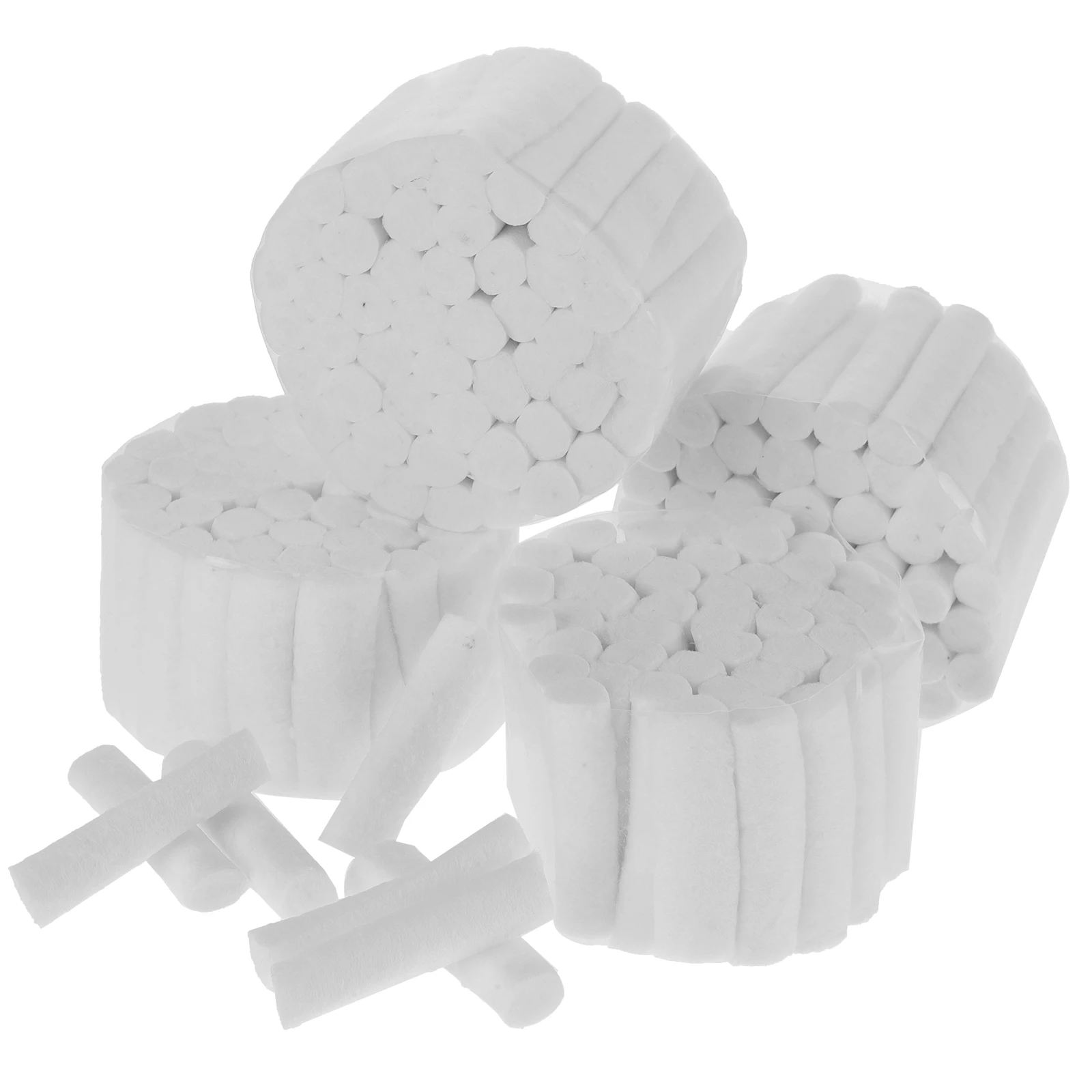 

200Pcs Absorbent Cotton Rolls for Mouth Procedures Safe Cotton Rolls for Lip Tattoos and Nosebleed