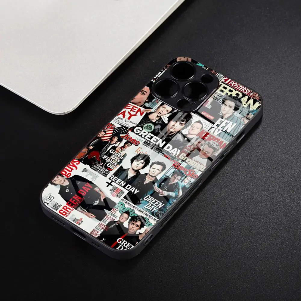 Green Day Rock Phone Case For IPhone 16 15 Pro 11 Max 12 14 13 X XR XS Luxury Magsafe Wireless Charging Cover