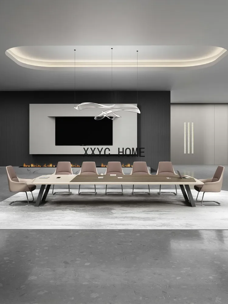 

Large Conference Table Long Table Simple Modern Long Conference Training Conference Room