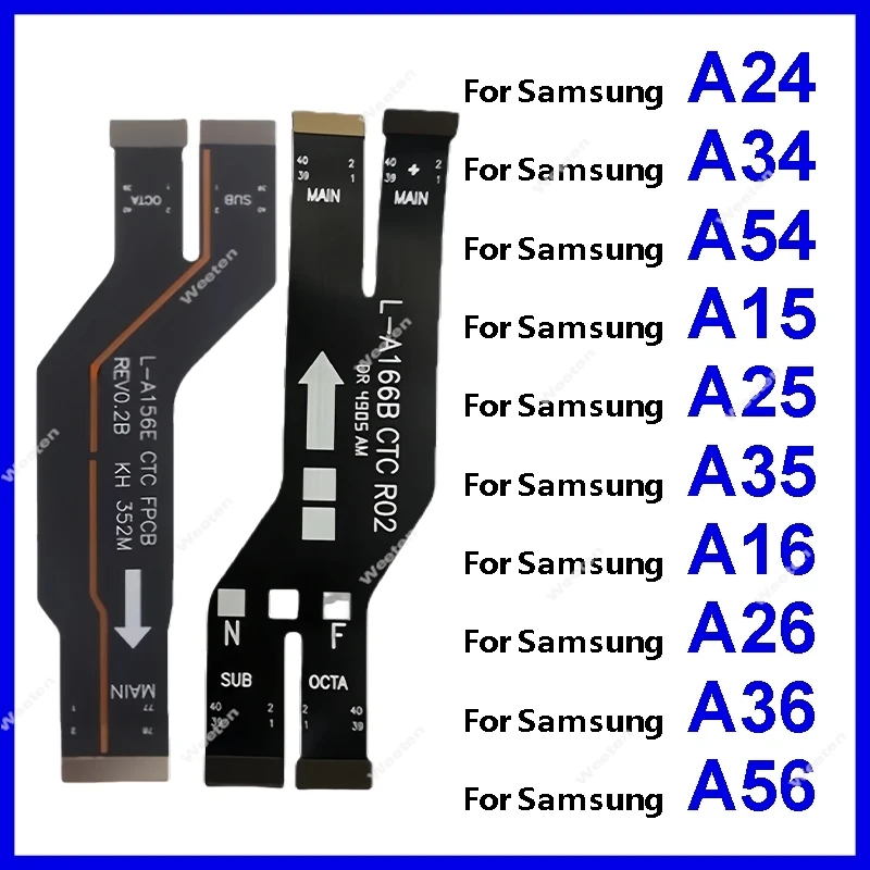 

USB Charging Mainboard Flex Cable For Samsung Galaxy A24 A34 A54 A15 A25 A35 A55 A16 A26 A36 A56 Motherboard Flex Cable Parts