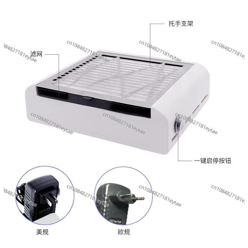 

Nail art vacuum cleaner High power Japanese filter grinding nail dust machine Desktop vacuum cleaner