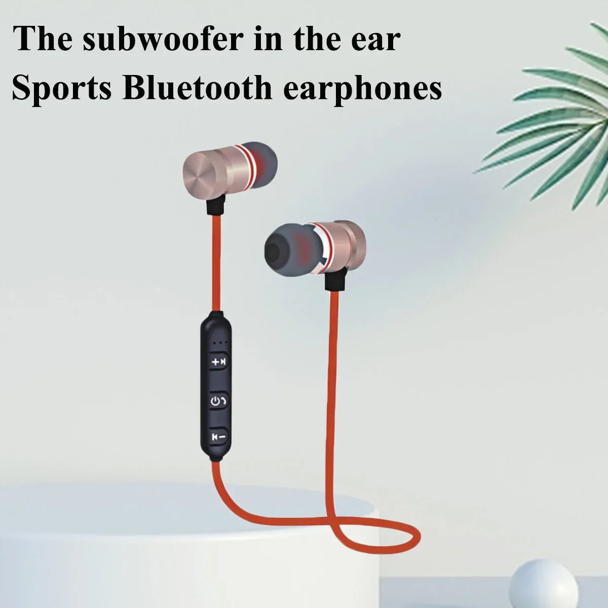 Bezprzewodowy obuuszny stereofoniczny sportowy zestaw słuchawkowy Bluetooth wiszący na ucho do biegania bardzo długi czas czuwania magnetyczna