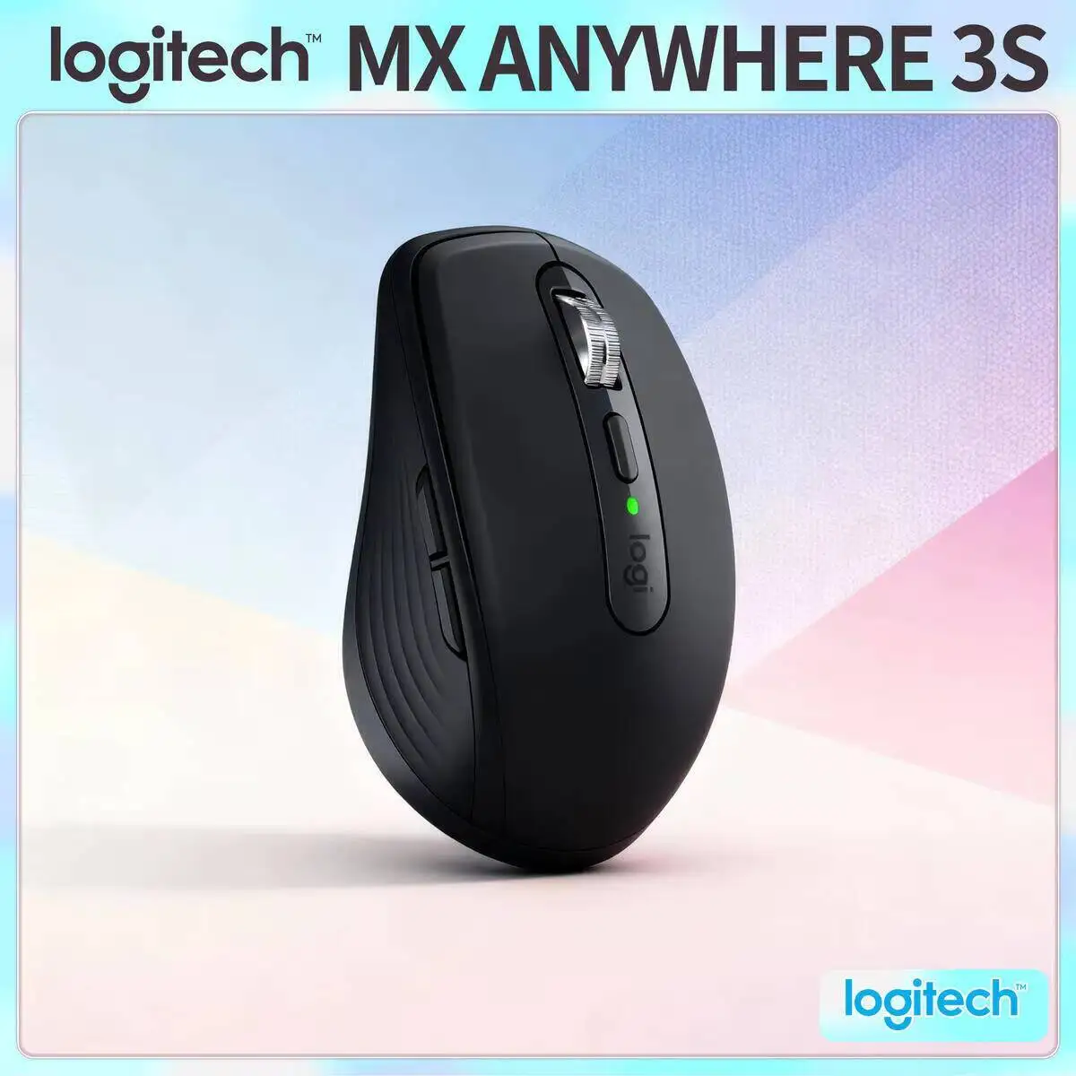 

Компактная мышь Logitech MX Anywhere 3S, эргономичный дизайн, перезаряжаемая, с быстрым прокруткой для портативных ПК Mac