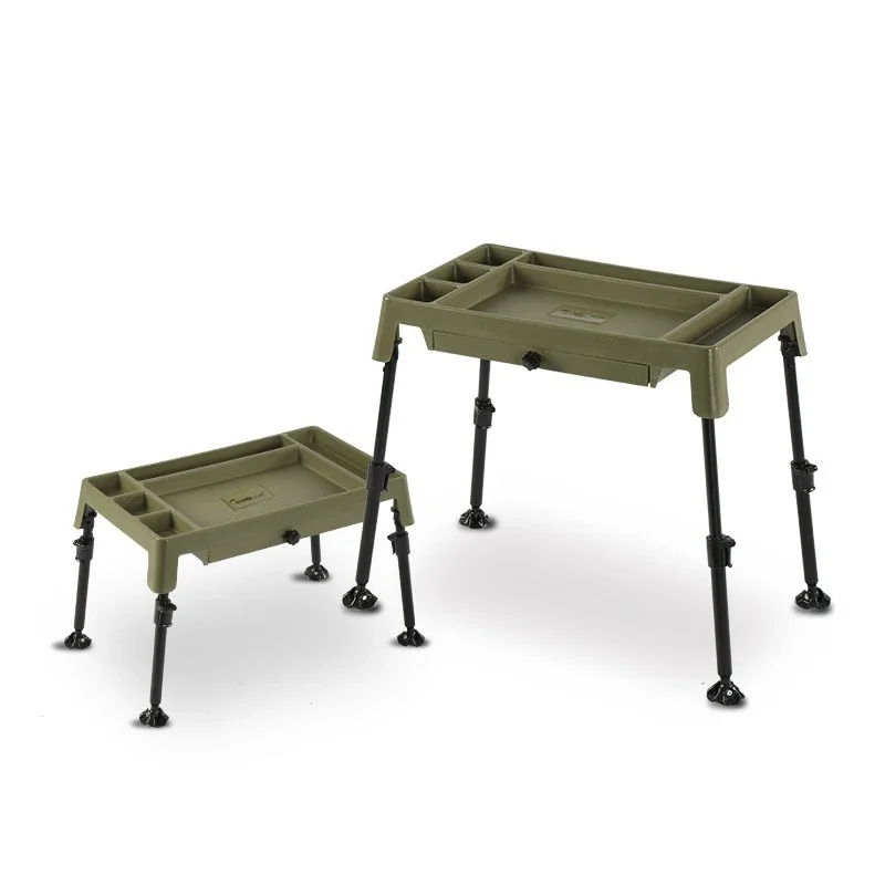 

Double-layer tent table ZPZ-RP07-G carp fishing accessories storage and placement kit small