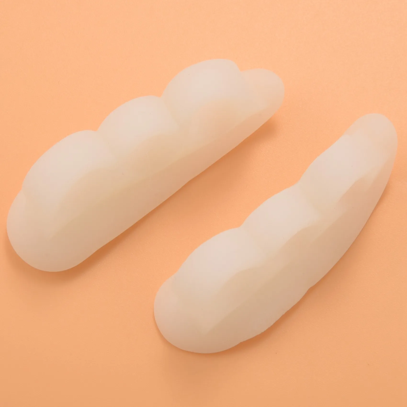 A88X جهاز فرد أصابع القدم المطرقة والمصحح 4 عبوات من جبائر قشور الجل الناعمة تقلل من آلام القدم، يمنع التداخل على القدم المرنة Ca