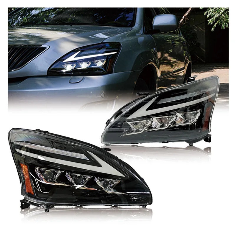 

Zhengwo Factory Led Headlights For Lexus RX Harrier 2003-2009 Start Up Animation Modified Rear Lights Indicator Front Lights