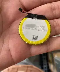 new for GREPOW 443535 450mah Smart watch battery