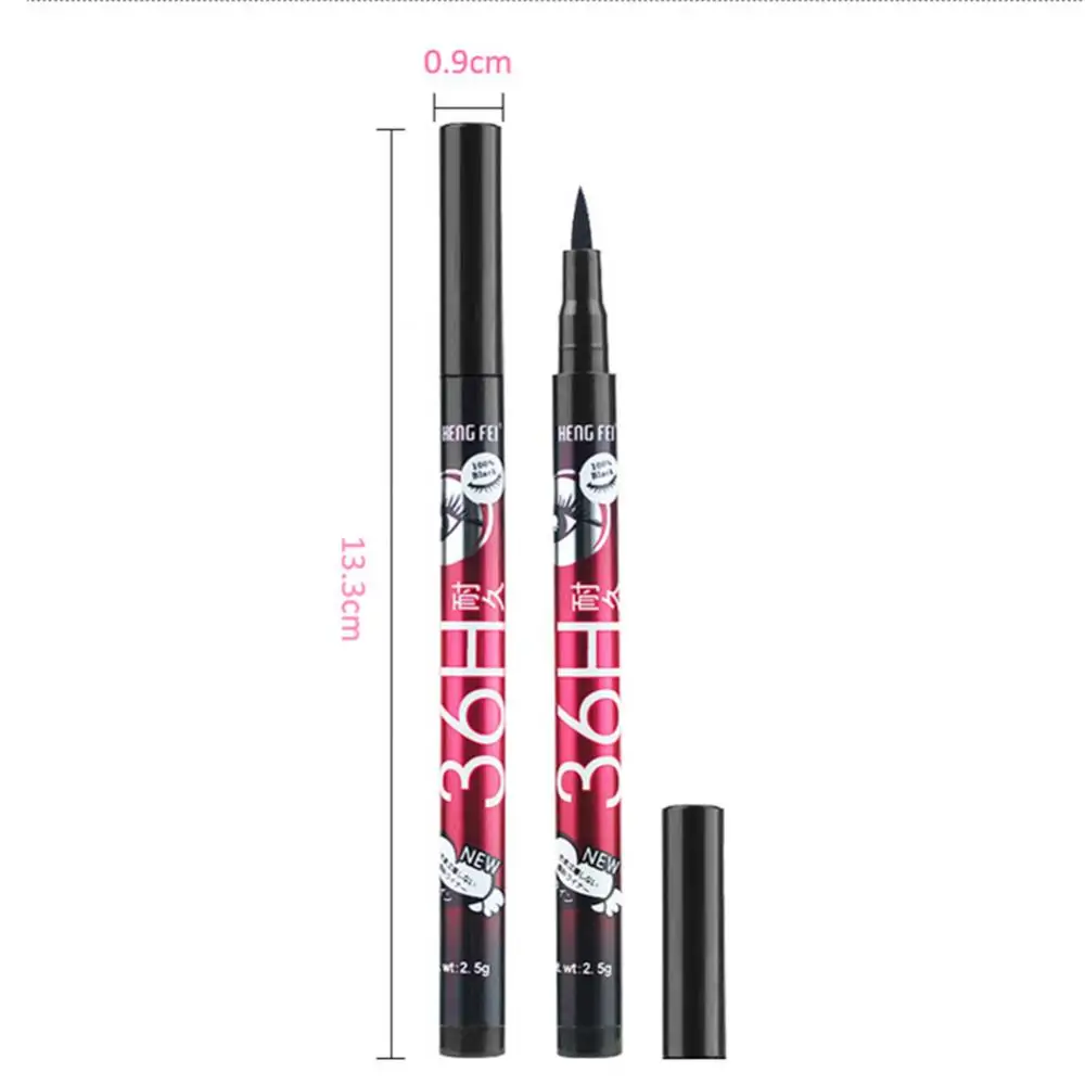 Eyeliner Pencil 36H Black Liquid Eyeliner Quick-drying Waterproof Long Lasting Not Blooming Pencil Eyes Makeup Cosmetics Tools