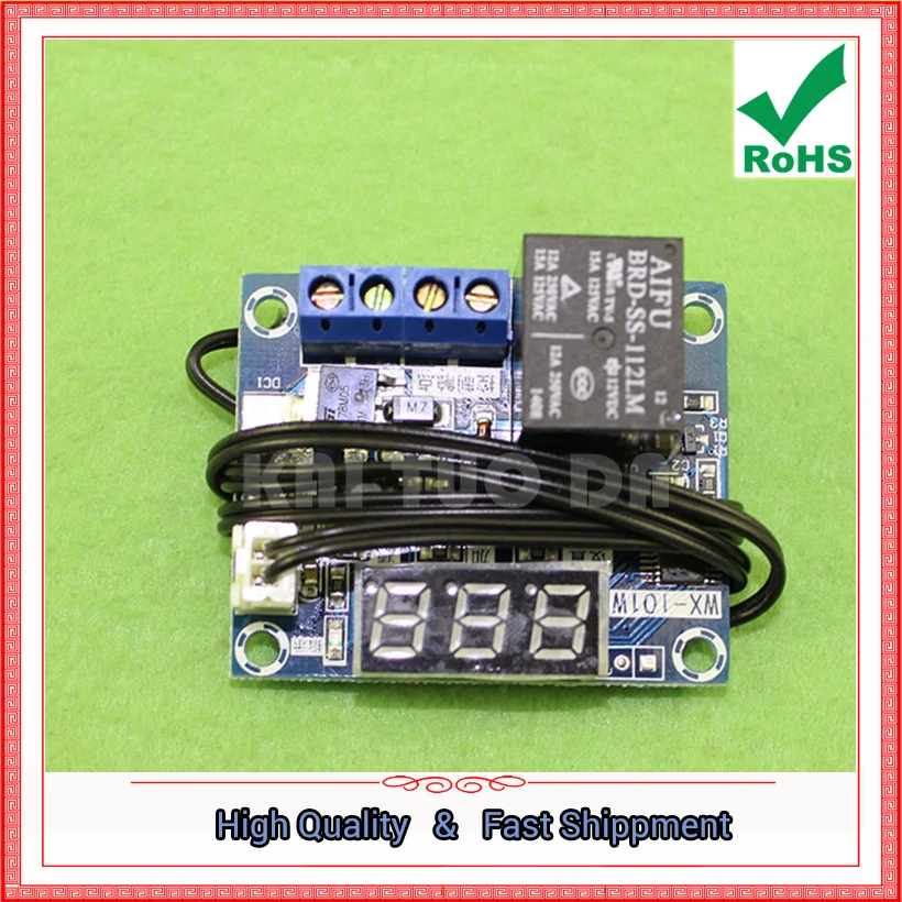 DC12V Power Supply Motherboard + Sensor WX-101 SMD High Precision Digital Temperature Controller DC 12V Module Board (E2A1)