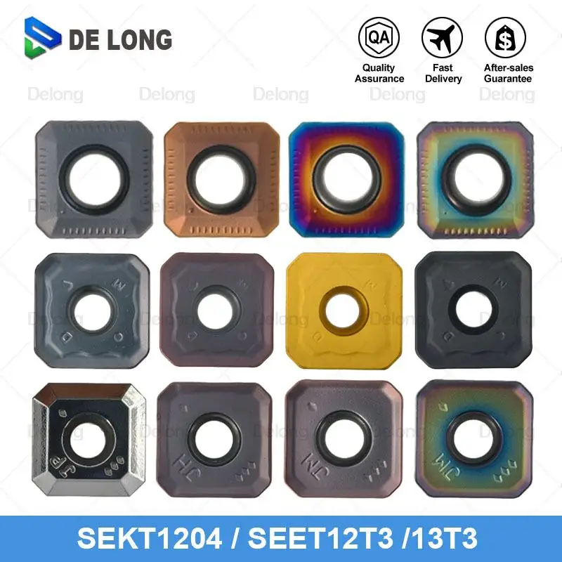 

SEET12T3 DM SEET13T3 JM JH JP SEKT1204AFTN Твердосплавная фрезерная вставка Инструменты с ЧПУ Обработка деталей стали и нержавеющей стали