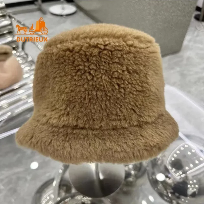 

Top Quality New Teddy Alpaca Hat for Women, Winter Warm 100% Alpaca Women's Fisherman Hat, 2024 New Real Fur Teddy Hat for Women