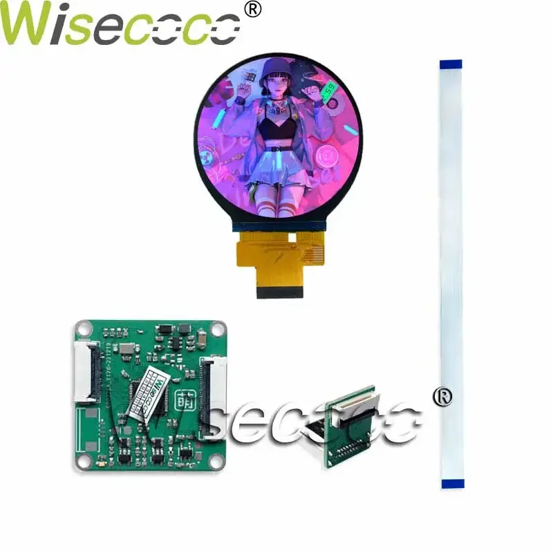 2.1 Inch 480*480 LCD Display Cold Water Round Screen Plug and Play HD One Click AIDA64 Secondary IPS Module Wisecoco