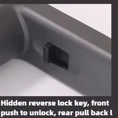 

Высокозащитный магнитный дверной замок из цинкового сплава со скрытым отверстием для ключа, двойной ручкой и бесшумным механизмом для спальни