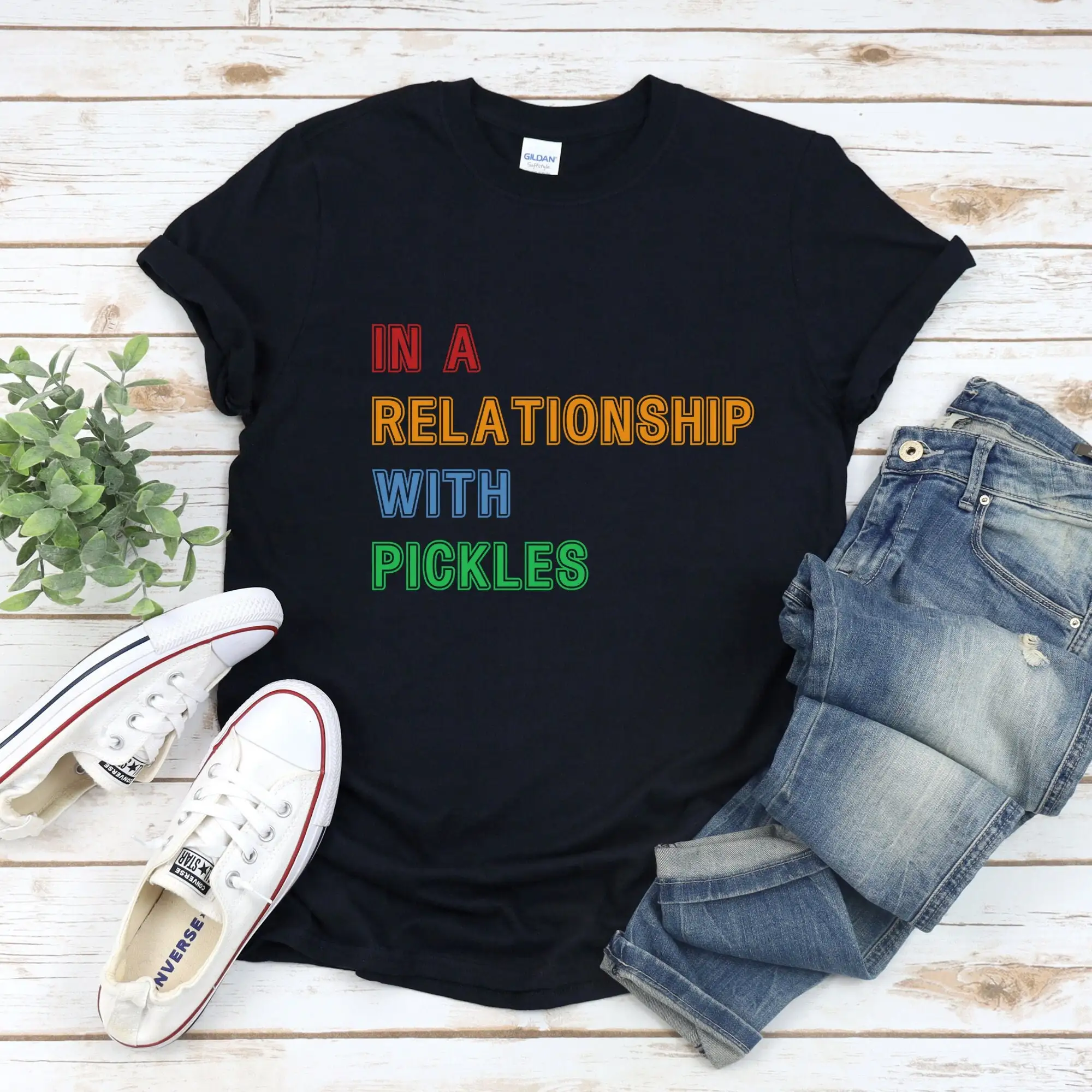 Pickle Lovers T Shirt Lover Jar Canned Pickles Funny Joke