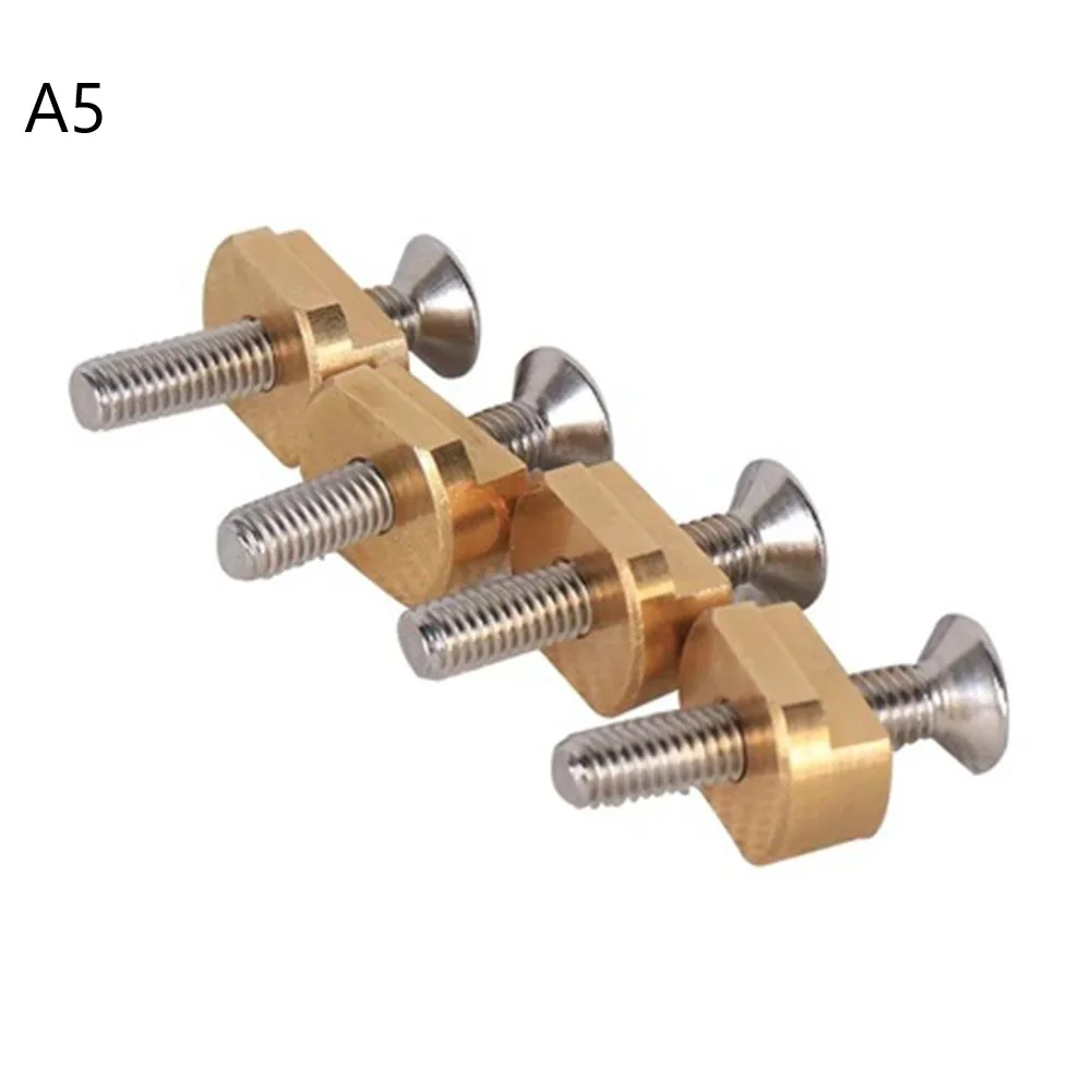 4pc Metal Hydrofoil Screw Nut Set for Surfboards For M6 and For M8 Compatibility Optimize Your Surfing Experience