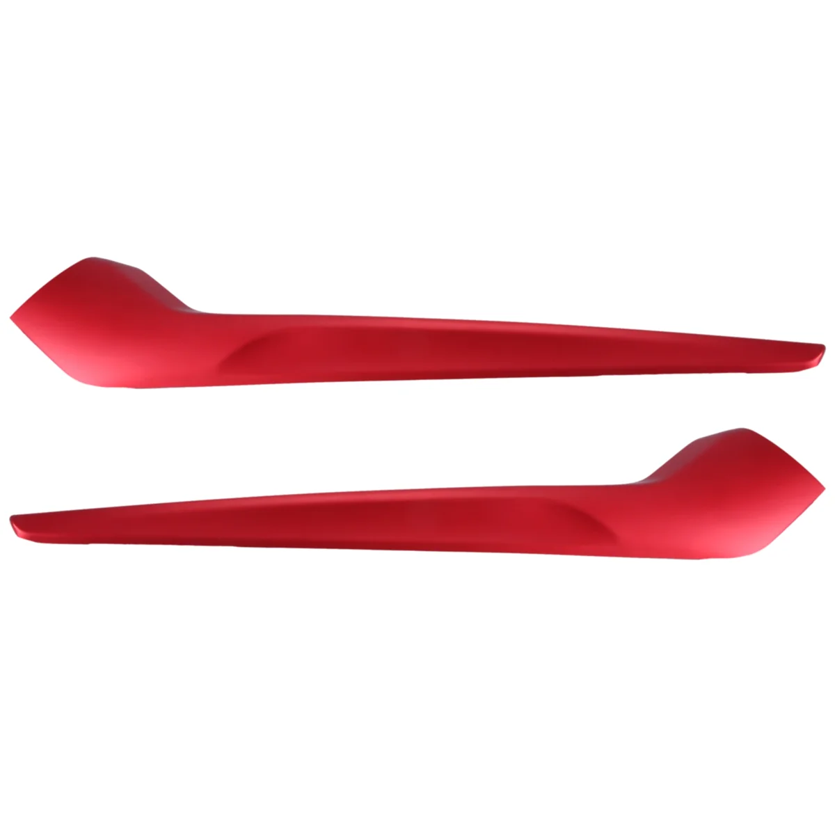 2PCS Side Gear Shift Decorative Strip Cover Trim Decor for 11Th 2022 2023 Red Interior Accessories