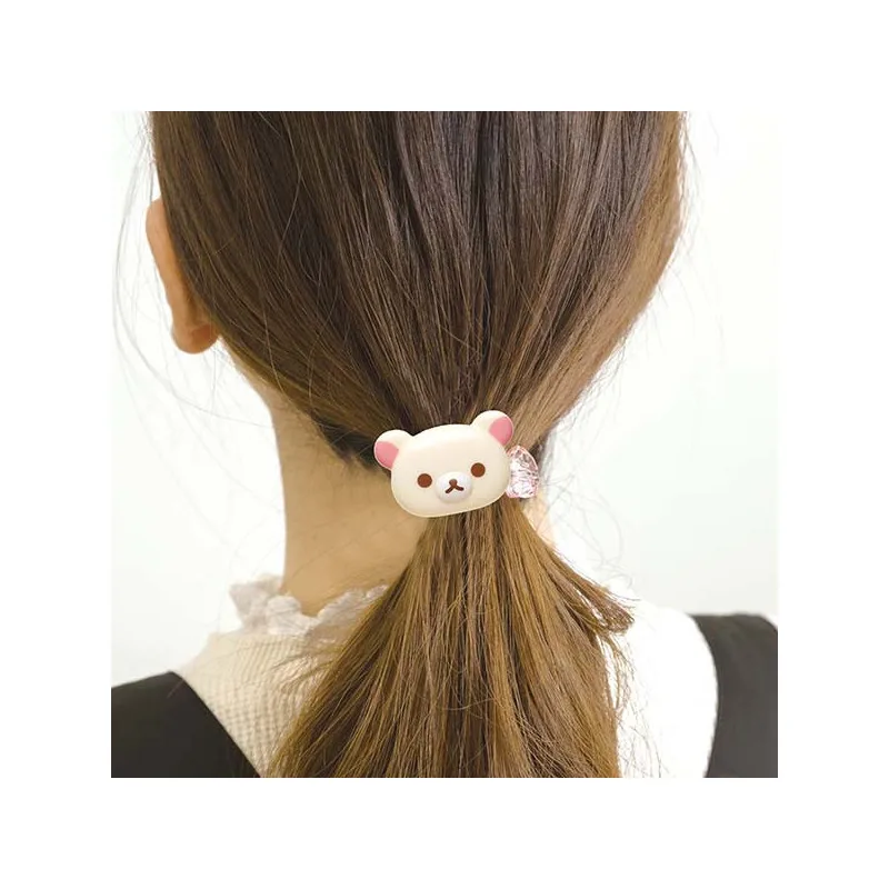 Cute Rilakkuma Korilakkuma Bear Elastic Hair Ties Rubber Bands Hairtie Ribbons Scrunchies Ropes Hair Accessories for Girls Women