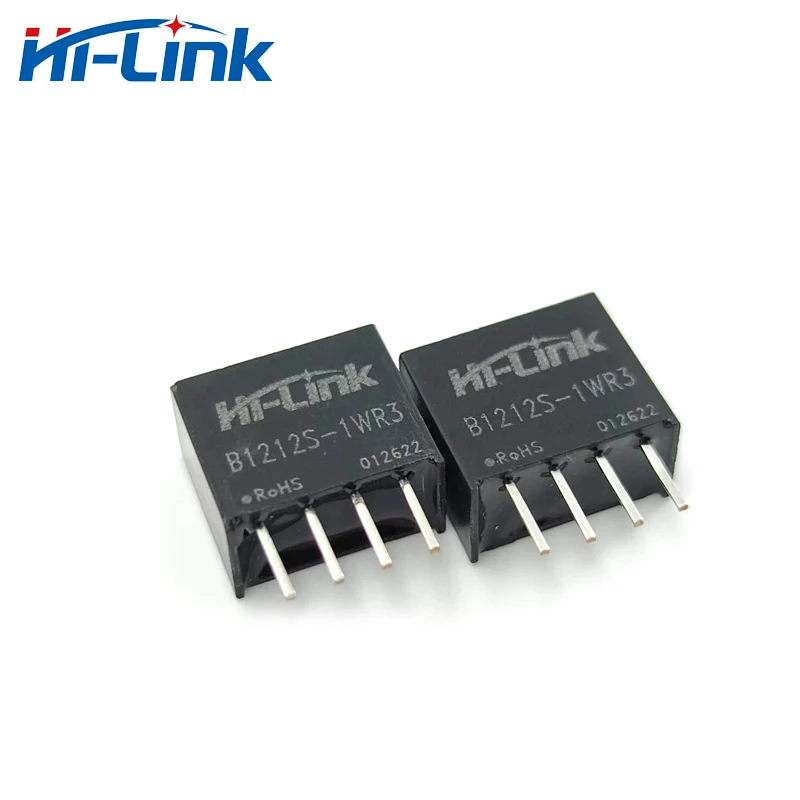 Free Shipping Hi-Link 10pcs/lot Mini DC DC B1212S-1WR3 High Efficiency 1W 12V 84mA Output Power Supply Module Smart Home