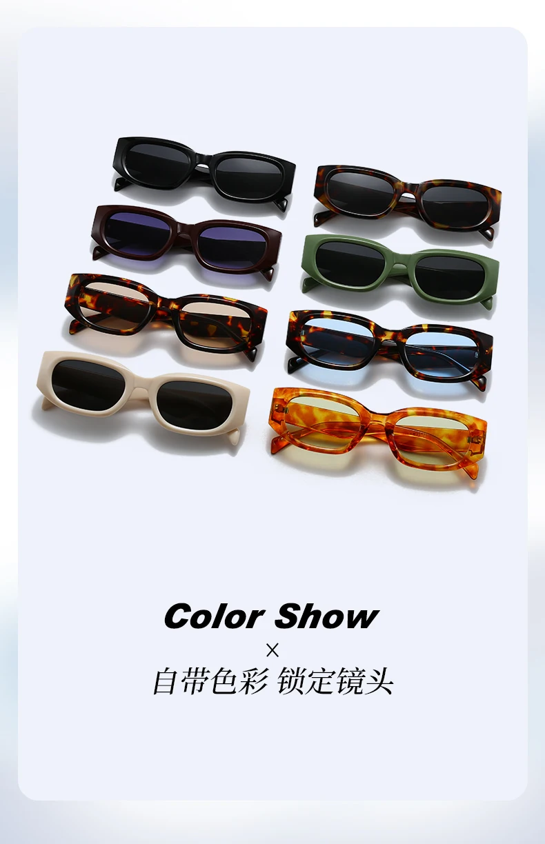 Retro Trendy Design Kleine Quadratische Rahmen frauen Sonnenbrille Persönlichkeit Luxus Design Sonnenbrille Männer Im Freien Fahren Shades UV400 – Detail 3