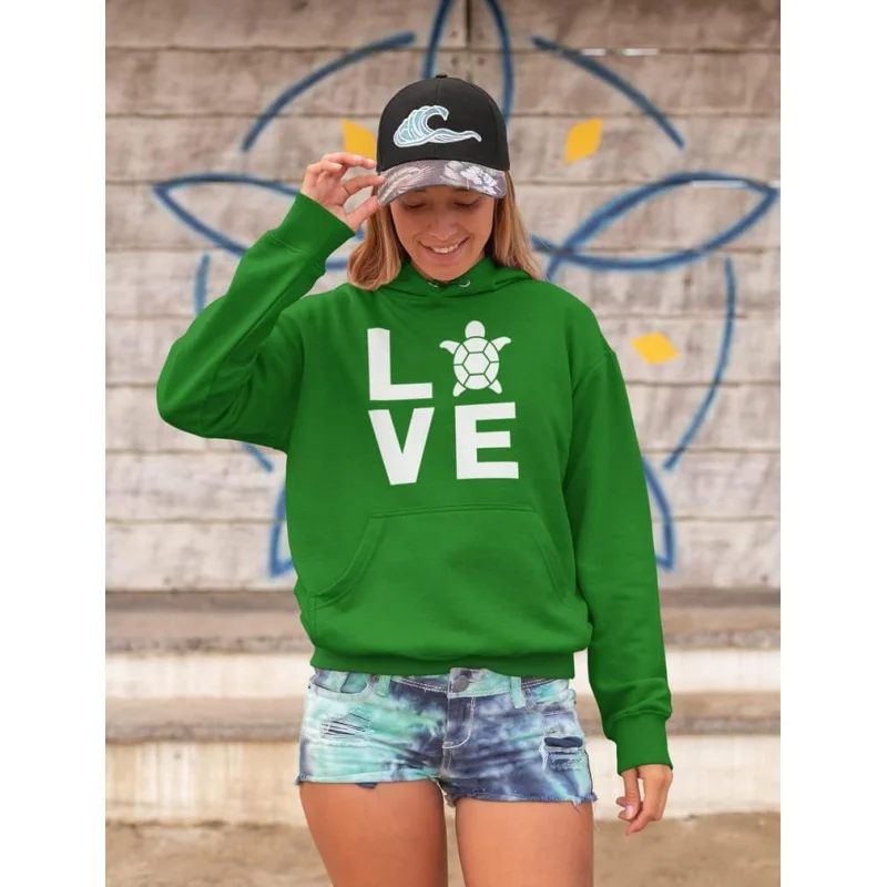 Women's loose plus size sweatshirt with animal pattern hoodie suitable for female teenagers