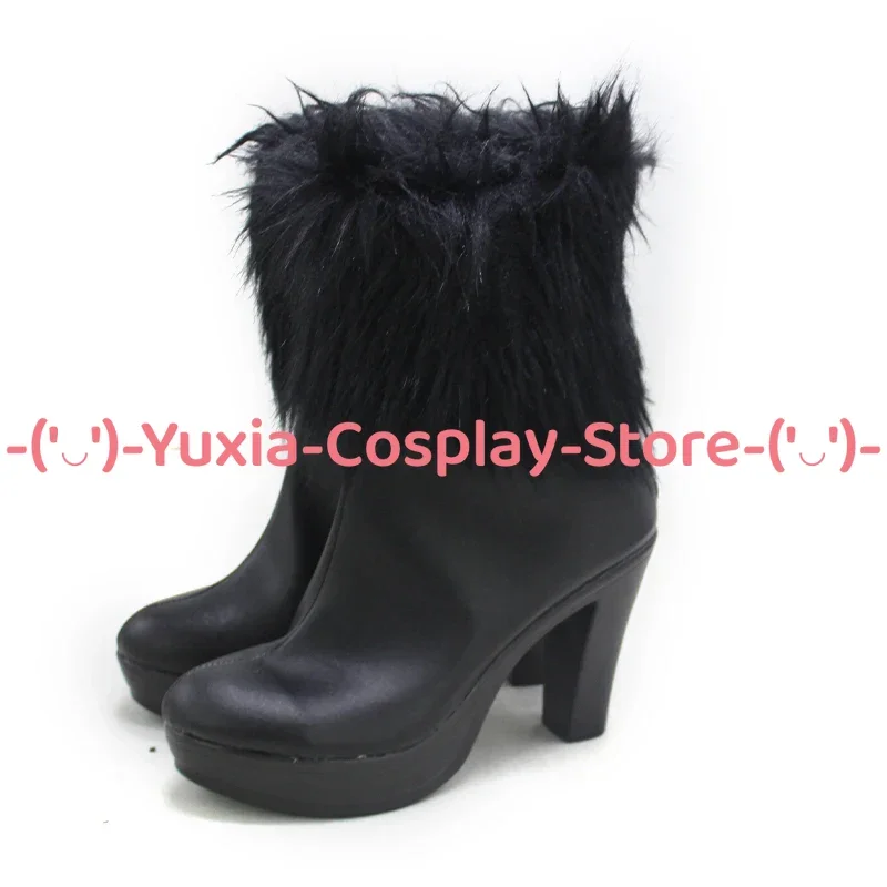 Yuxiacosplay! Buty do cosplayu Florence z Girls Frontline, rekwizyt postaci z anime, skórzane botki z PU, kostium na Halloween, karnawał, imprezę.