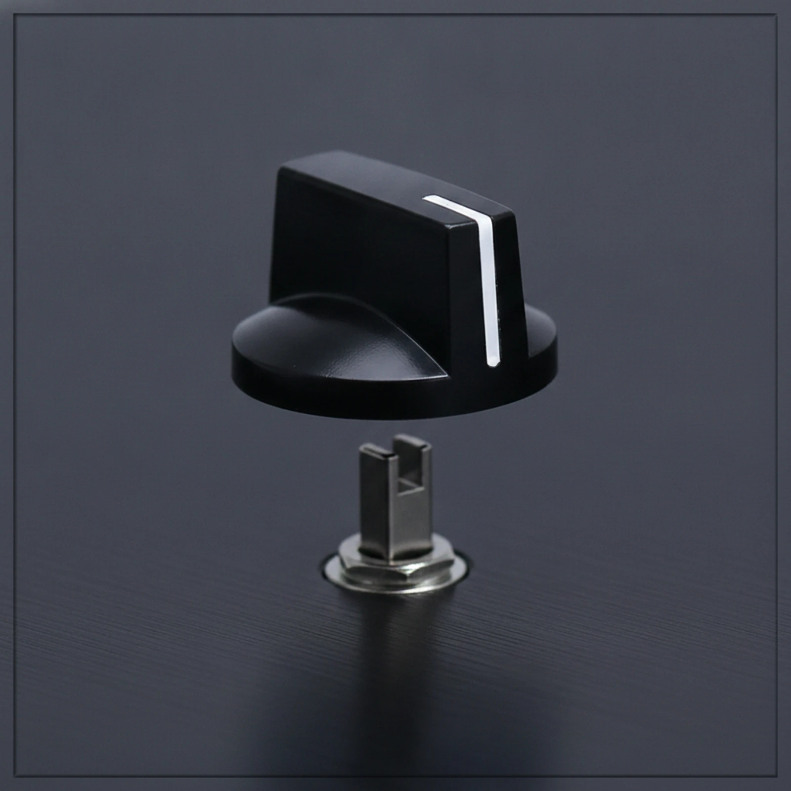 Potentiometer Knob with 6 Mm Shaft Hole Compact Potentiometer Cap Hardware Low-Height for Makers, Electronic Switches