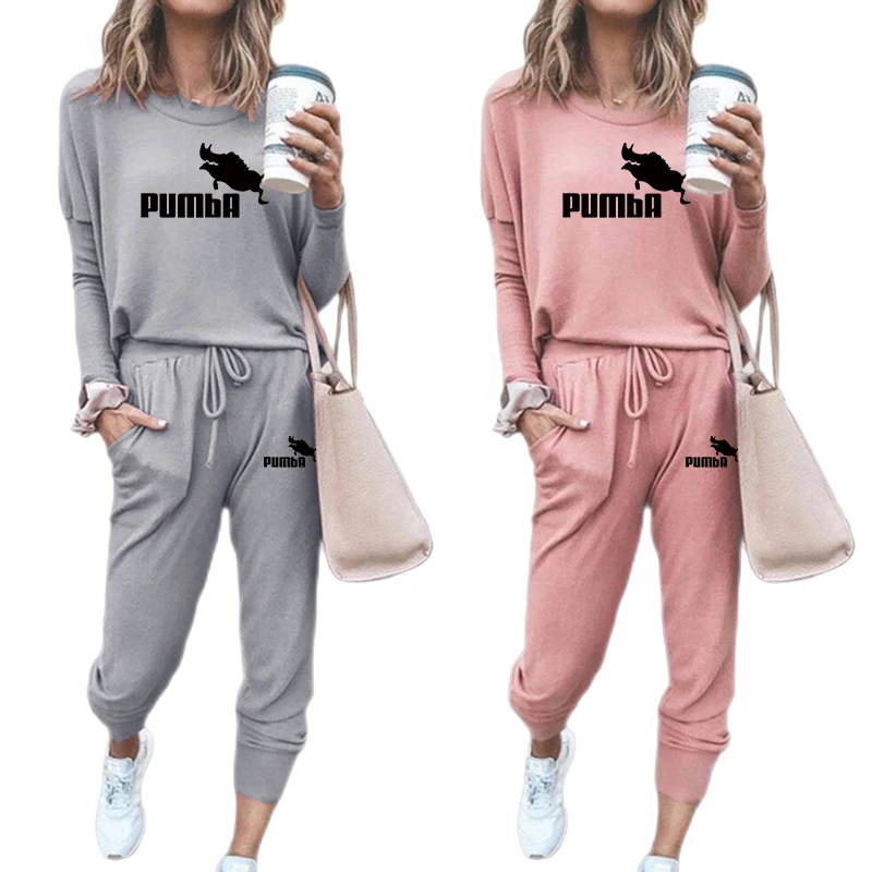 Winter two piece set women Casual Tracksuit Woman Long Sleeve pullover Hoodies Sweatshirt Pants Jogger Sport Suits Sportswear