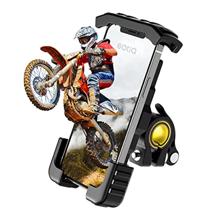 

Dirt Bike Phone Mount for Motorcycle Handlebar with Universal Cell Phone Clamp Compatible with iPhone 14 iPhone 13 Pro Max S9 S