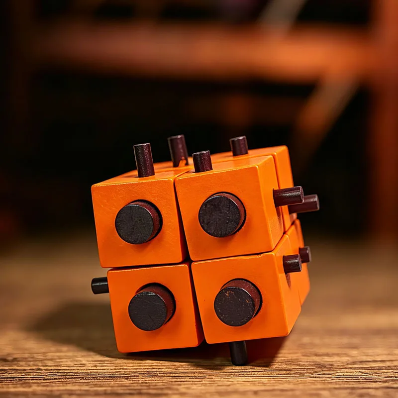 

Difficult Luban Lock Wooden Interlocking Brain Teaser Mind Puzzles for Adults & Kids IQ Logic Problem Solving Skills Toys