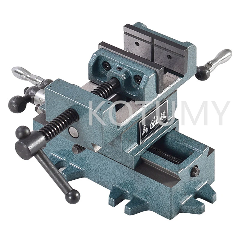 3 inch 4 inch Two-way Mobile Vise Table Precision Cross Flat Pliers Bench Vise Milling/drilling Machine Accessories Workbench