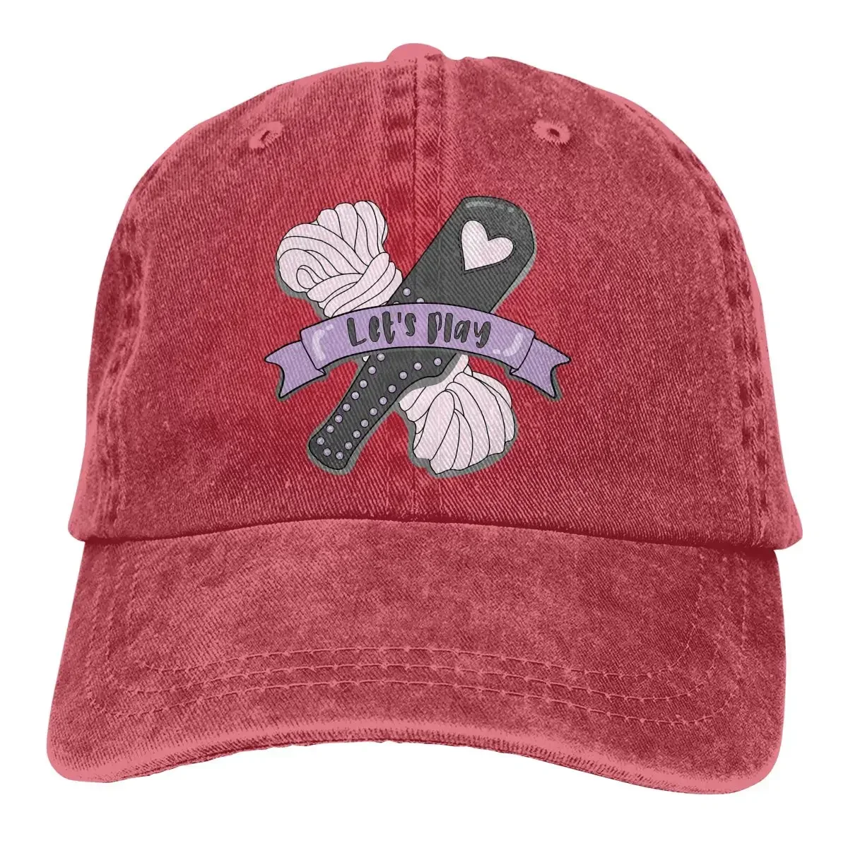 DDLG Let's Play The Baseball Cap Peaked capt Sport Unisex Outdoor Custom Hats