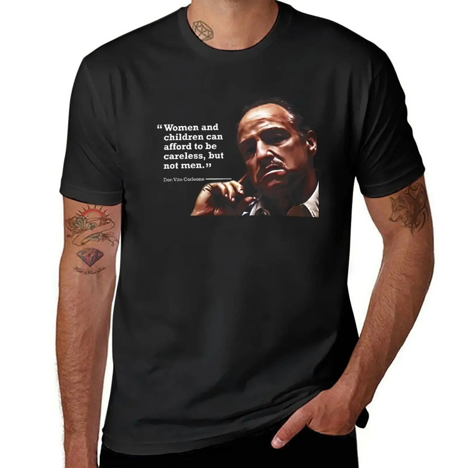 

Don Vito Speech T-Shirt graphic t shirt vintage cotton graphic tees t shirts men