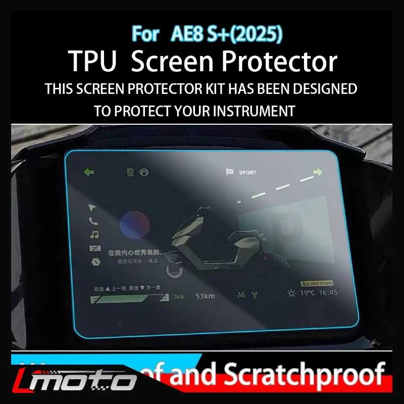 

For ZEEHO AE8 S+ 25 Motorcycle Cluster Scratch Screen Protection Film Protector Instrument Film Stickers Modified Car Accessorie