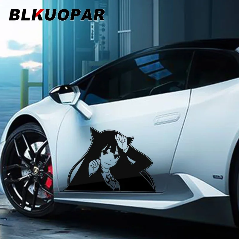 

BLKUOPAR 43 см x 29,9 см для Neko Yumeko Jabami автомобильные наклейки креативные автомобильные товары наклейка окклюзия царапины личность виниловая графика