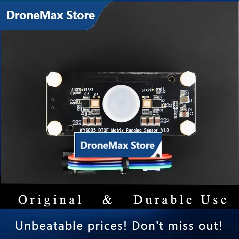 DroMaGravity 64x8 DTOF Laser Ranging Sensor - 512-Point Matrix, 120° FoV, 5m Range, UART/USB For Robot Navigation