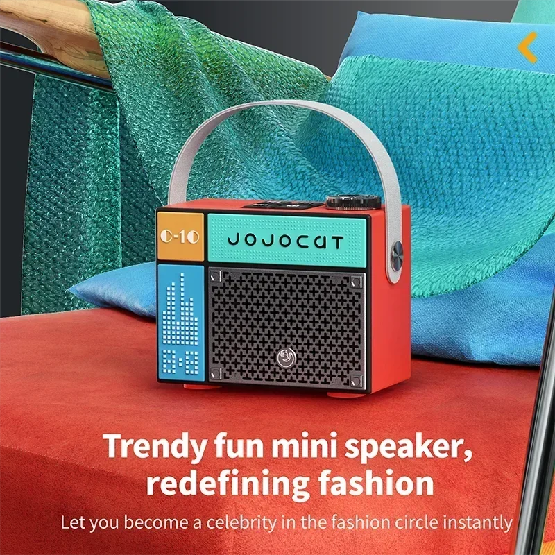 Speaker with Deep Bass for Party Outdoor Portable Bluetooth Speaker Rechargeable Wireless  Support TF Card USB Drive Home Decor