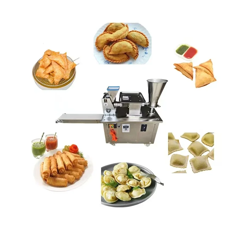 Replaceable Mould Dumpling Making Machine Automatic Samosa Momo Machine Making Commercial Pierogi Ravioli Dumpling Machine