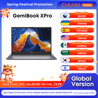 CHUWI GemiBook XPro Laptop 14.1-inch Intel N100 Graphics 600 GPU 8GB RAM 256GB SSD With Cooling Fan Windows 11 Notebook Laptop